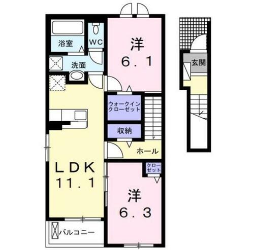 同じ建物の物件間取り写真 - ID:212042590346