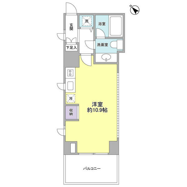 プロスペクト渋谷道玄坂 0701｜東京都渋谷区道玄坂１丁目(賃貸マンション1R・7階・30.29㎡)の写真 その2