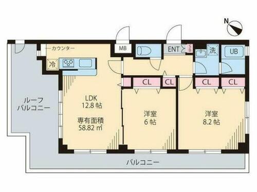 同じ建物の物件間取り写真 - ID:214054715730