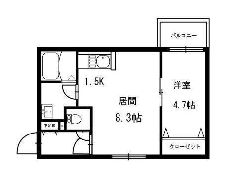 同じ建物の物件間取り写真 - ID:201022360481