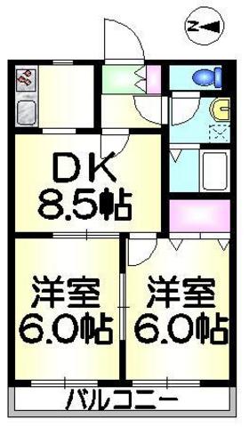 Ｋハイム 102｜東京都墨田区東向島４丁目(賃貸マンション2DK・1階・46.19㎡)の写真 その2