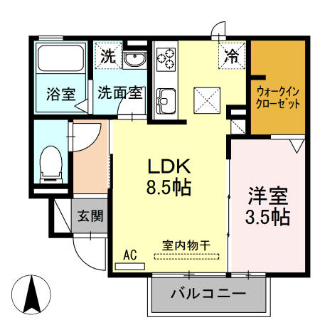 同じ建物の物件間取り写真 - ID:221010656638