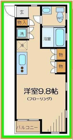 同じ建物の物件間取り写真 - ID:213101281419