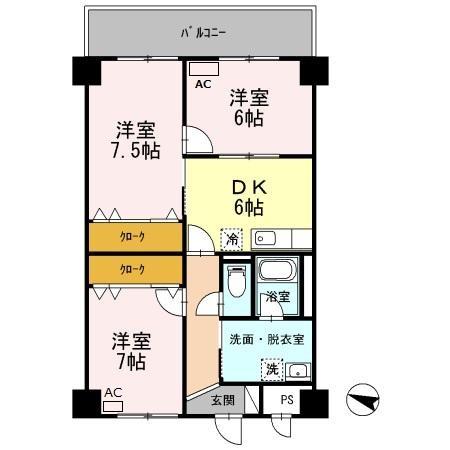 同じ建物の物件間取り写真 - ID:224004791356