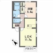 メゾン・ブリエ 102 ｜ 福島県福島市野田町１丁目（賃貸アパート1LDK・1階・41.50㎡） その2