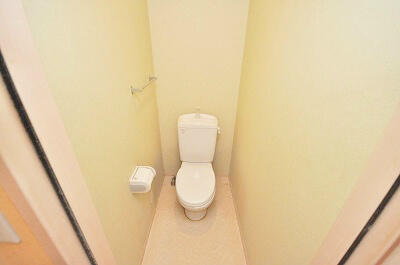 画像12:シンプルなトイレ