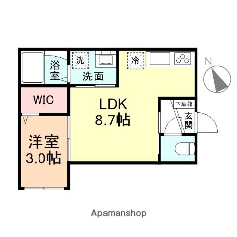 同じ建物の物件間取り写真 - ID:216002061386