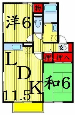 同じ建物の物件間取り写真 - ID:213101272700