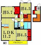 松戸市松飛台 2階建 築11年のイメージ
