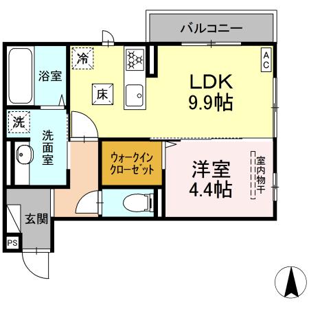 同じ建物の物件間取り写真 - ID:234022553469