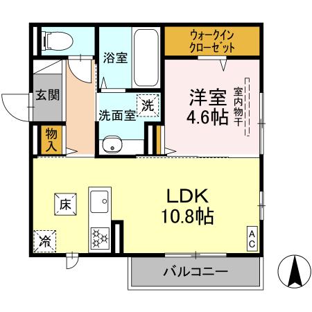 同じ建物の物件間取り写真 - ID:234022553477