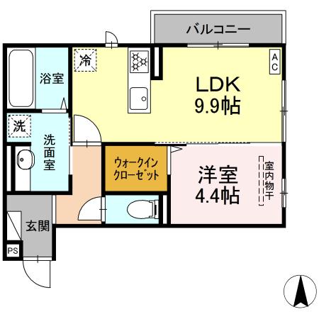 同じ建物の物件間取り写真 - ID:234022553474