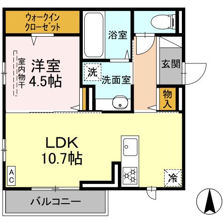 同じ建物の物件間取り写真 - ID:234022553448