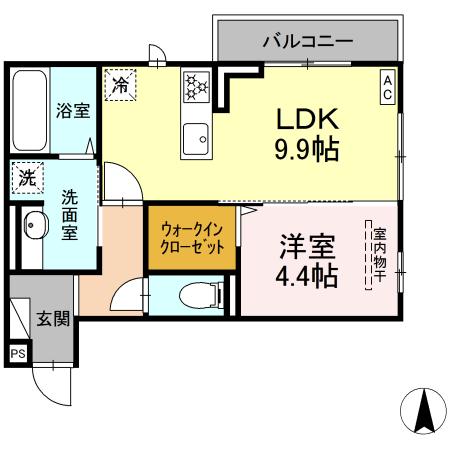 同じ建物の物件間取り写真 - ID:234022553449