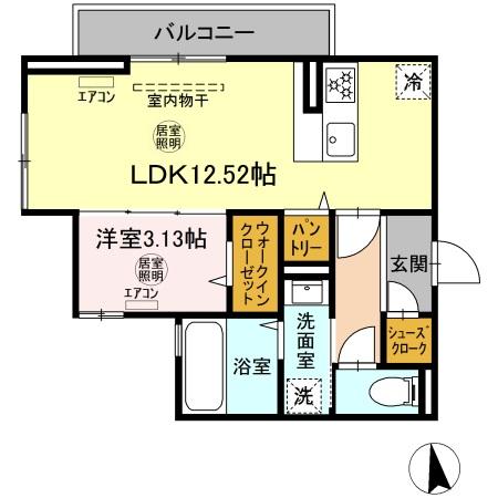 同じ建物の物件間取り写真 - ID:212041730483