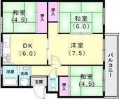 神戸市須磨区高倉台１丁目 5階建 築52年のイメージ