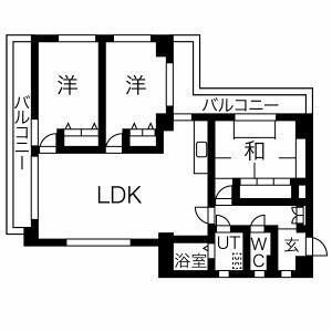 同じ建物の物件間取り写真 - ID:223025425517