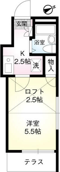 レオパレスナガイ第２ 204｜神奈川県横須賀市船越町６丁目(賃貸アパート1K・2階・16.60㎡)の写真 その2