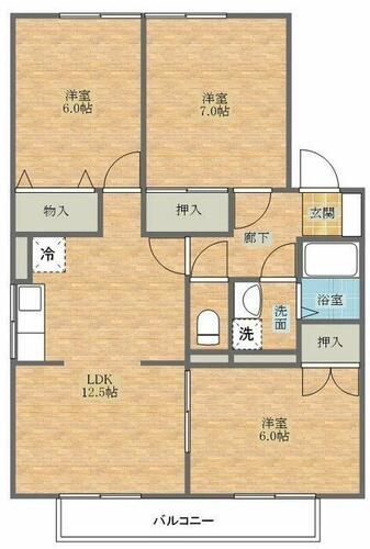 同じ建物の物件間取り写真 - ID:242001473704