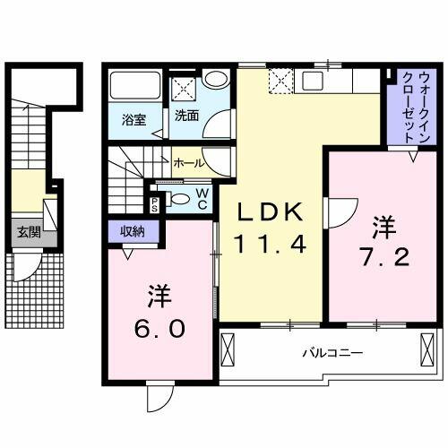 同じ建物の物件間取り写真 - ID:208009294182