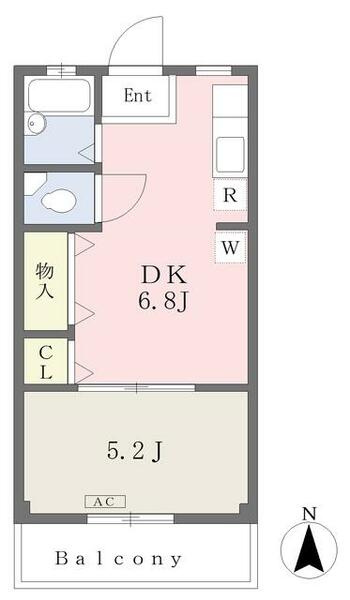 東京都大田区大森東１丁目(賃貸マンション1DK・3階・30.16㎡)の写真 その2