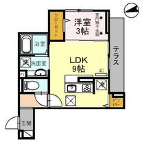 Ｄ－ＲＥＳＩＤＥＮＣＥ仙波町Ａ棟 101 ｜ 埼玉県川越市仙波町２丁目（賃貸アパート1LDK・1階・32.90㎡） その2