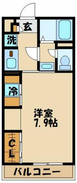 東京都調布市八雲台１丁目(賃貸マンション1K・1階・24.63㎡)の写真 その2