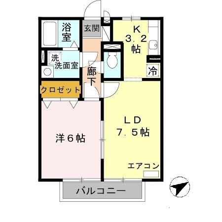 ＳＯＨＡＬ－Ｉ 205｜兵庫県たつの市龍野町富永(賃貸アパート1LDK・2階・40.29㎡)の写真 その2