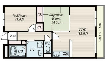 大阪府富田林市昭和町１丁目(賃貸マンション2LDK・2階・50.71㎡)の写真 その1