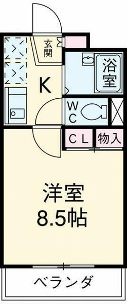 エルＡＭ 401｜愛知県名古屋市緑区相川２丁目(賃貸マンション1K・4階・24.85㎡)の写真 その2