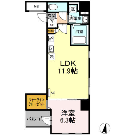 同じ建物の物件間取り写真 - ID:204004080134