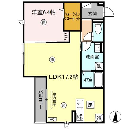 同じ建物の物件間取り写真 - ID:244003928311