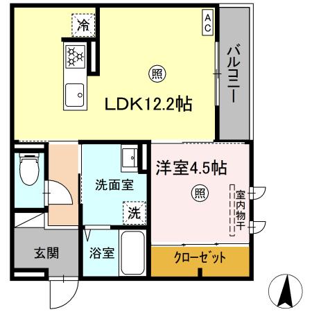 同じ建物の物件間取り写真 - ID:244003928332