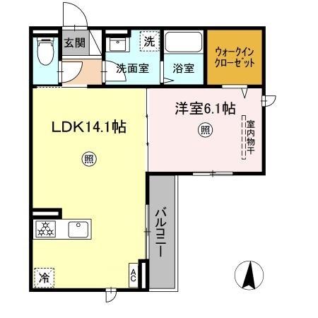 同じ建物の物件間取り写真 - ID:244003928315