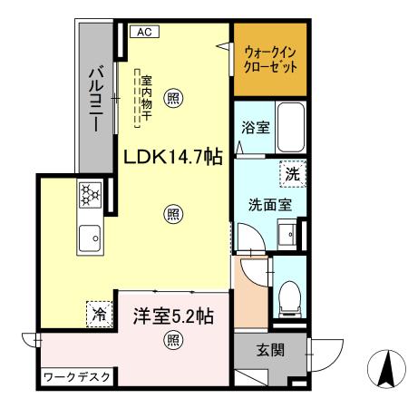 同じ建物の物件間取り写真 - ID:244003928314