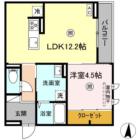 同じ建物の物件間取り写真 - ID:244003928328