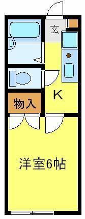 レオパレスプリムヴェール 208｜東京都北区浮間２丁目(賃貸アパート1K・2階・19.87㎡)の写真 その2
