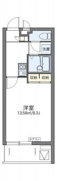 沖縄県宜野湾市大謝名２丁目(賃貸マンション1K・3階・24.46㎡)の写真 その2