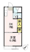 埼玉県狭山市狭山台４丁目（賃貸アパート1DK・2階・27.74㎡） その2