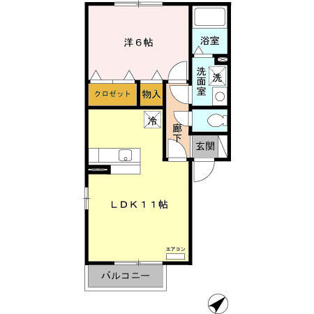 同じ建物の物件間取り写真 - ID:210002655524