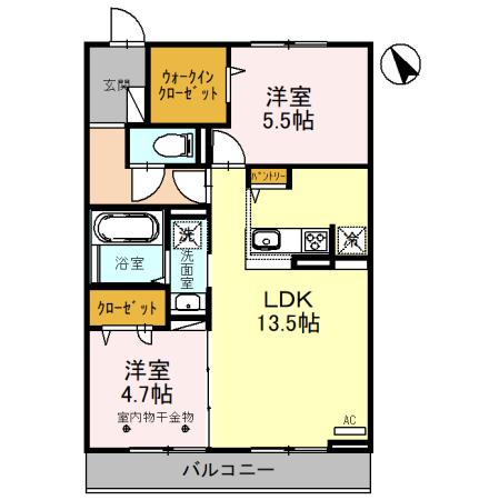 同じ建物の物件間取り写真 - ID:211046199425