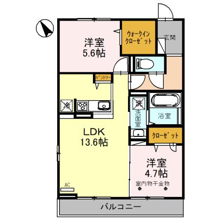 同じ建物の物件間取り写真 - ID:211046199513