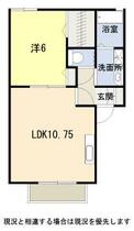 リヴェール 101 ｜ 熊本県八代市田中西町（賃貸アパート1LDK・1階・40.38㎡） その2