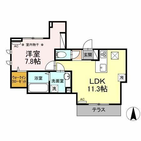 同じ建物の物件間取り写真 - ID:213103241086