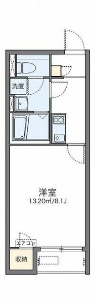 埼玉県入間市扇台５丁目(賃貸アパート1K・1階・25.89㎡)の写真 その2