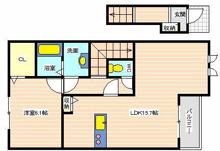 同じ建物の物件間取り写真 - ID:228046242965