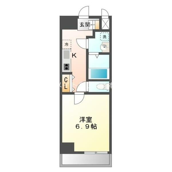 ノステルコート岡崎｜愛知県岡崎市材木町１丁目(賃貸マンション1K・10階・26.88㎡)の写真 その2