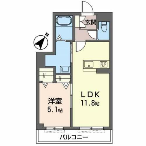 同じ建物の物件間取り写真 - ID:225005608326