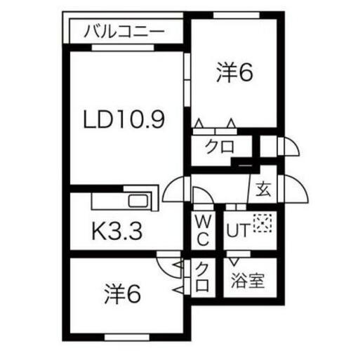 同じ建物の物件間取り写真 - ID:201022640086