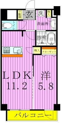 ＤＩＰＳ北千住｜東京都足立区千住宮元町(賃貸マンション1LDK・4階・41.60㎡)の写真 その2